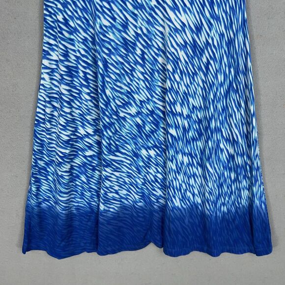 Athleta Dress Womens Small Blue Reef Print Dreamin Resort Coastal Vacay Casual - Picture 3 of 13